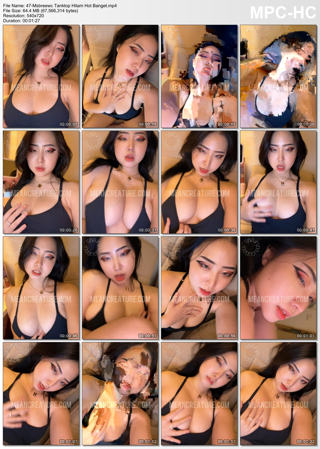 Msbreewc Tanktop Hitam Hot Banget